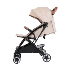 Lightweight Baby Stroller Compact Stroller with Easy One-Hand Fold Beige